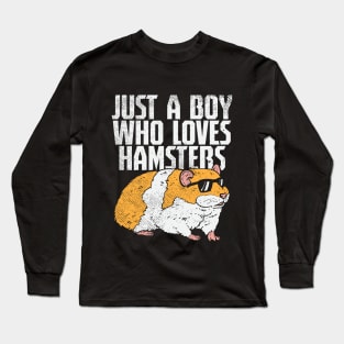 Just A Boy Who Loves Hamsters Long Sleeve T-Shirt